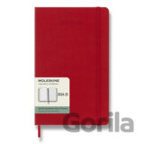 Moleskine – 18-mesačný týždenný plánovací diár 2026/2027 (červený)