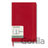 Moleskine – 18-mesačný týždenný plánovací diár 2026/2027 (červený)