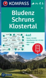 32 Bludenz, Schruns, Klostertal 1: 50 000