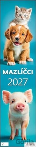 Mazlíčci vázanka 2027 - nástěnný kalendář