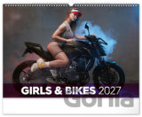 NOTIQUE Nástenný kalendár Girls & Bikes 2027