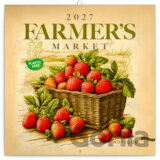 NOTIQUE Nástenný poznámkový kalendár Farmer's market (Farmárske trhy) 2027