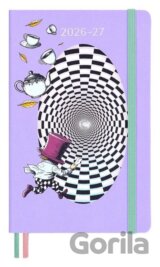 Moleskine – 18-mesačný plánovací týždenný diár Alice in Wonderland 2026/2027