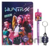 K-pop Demon Hunters darčekový set (zápisník, pero, kľúčenka - Huntrix)  DPL6
