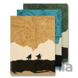 Moleskine - zošity Lord of the Rings (set 3 ks, linajkovaný)