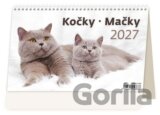 Kočky / Mačky 2027 - stolní kalendář
