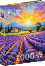Puzzle Levandulový západ slunce (1000 dílků)