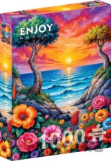 Puzzle Kvetoucí pobřeží (1000 dílků)