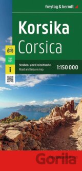 Korzika 1:150 000 / automapa + voľnočasová mapa