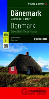 Dánsko (Grónsko, Faerské ostrovy) 1:400 000 / automapa