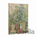 Paperblanks - 18-mesačný týždenný diár Cezanne’s Terracotta Pots and Flowers 2026/2027 (horizontálny)