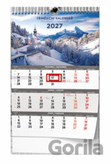 Tříměsíční kalendář 2027 Obrázkový - nástěnný kalendář