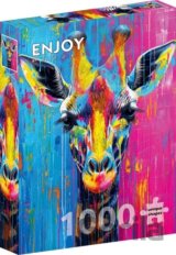 Puzzle Malovaná žirafa (1000 dílků)