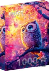 Puzzle Zasněná sova (1000 dílků)