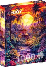 Puzzle Soumrak v džungli (1000 dílků)
