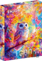 Puzzle Pastelová sova (1000 dílků)