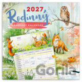 NOTIQUE Nástenný Rodinný plánovací kalendár Zvieratká 2027