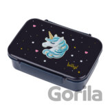 Box na desiatu s priehradkami Baagl Unicorn Gold