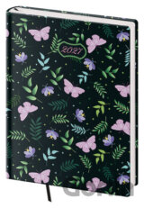 Diář denní 2027 B6 Vario Lyra Butterfly