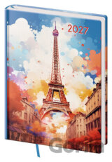 Denní diář 2027 B6 Vario Lyra Paris
