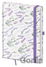 Denní diář 2027 A5 Vario Lavender s gumičkou