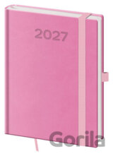 Denní diář 2027 B6 Print Pop růžový