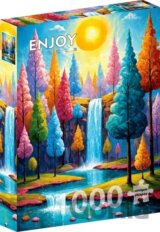 Puzzle Lesní kaskáda 1000 dílků