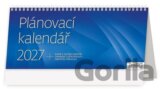 Plánovací kalendář modrý 2027 - stolní kalendář