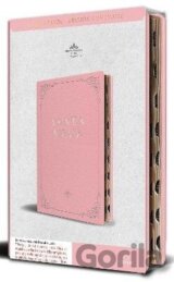 Biblia RVR 1960 letra grande tamano manual, Piel rosada con indice / Spanish Bible RVR 1960 Handy Si