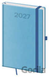 Týdenní diář 2027 A5 Print Pop světle modrý