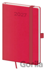 Kapesní diář 2027 A6 Print Pop malinový