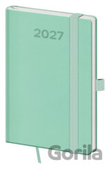 Kapesní diář 2027 A6 Print Pop světle zelený
