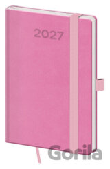Kapesní diář 2027 A6 Print Pop růžový