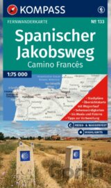 133 Spanischer Jakobsweg, Camino Francés 1:100.000
