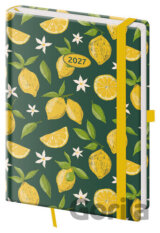 Týdenní diář 2027 A5 Vario Lemons s gumičkou