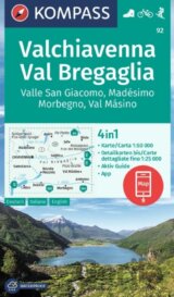 92 Chiavenna, Val Bregaglia 1: 50 000