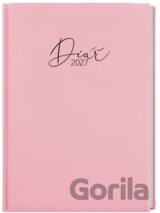 Týdenní diář 2027 Prokop Pastel B6 růžová