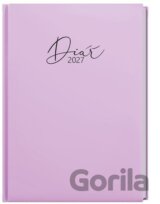 Týdenní diář 2027 Prokop Pastel B6 fialová
