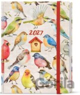 Týdenní diář 2027 Prokop Lamino B6 Ptáčci