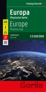 Európa fyzická 1: 3 500 000