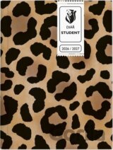 Týdenní diář 2026/2027 Student V8 lamino kapesní Leopard