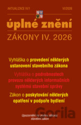 Aktualizace IV/1 / 2026 - Zákon o poskytování opatření v podpoře bydlení