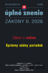 Aktualizácia II/3 / 2026 - Správny súdny poriadok