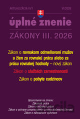 Aktualizácia III/1 / 2026 - Služby zamestnanosti a zamestnávanie