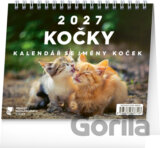NOTIQUE Stolní kalendář Kočky 2027