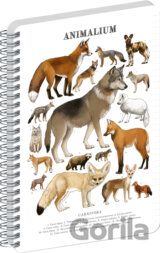 NOTIQUE Špirálový blok Animalium – Psovité šelmy