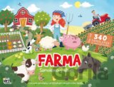 Zabávaj sa a nalepuj zas a znovu! Farma