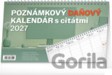 NOTIQUE Stolový Poznámkový kalendár daňový s citátmi 2027