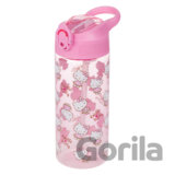 Tritanová fľaša na nápoje so slamkou Baagl Hello Kitty Sweet Leopard