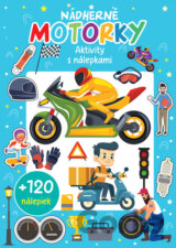 Nádherné motorky: Aktivity s nálepkami